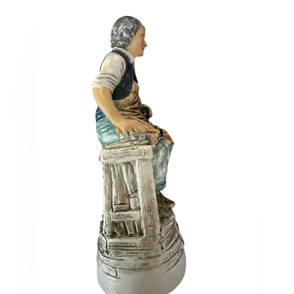 Capodimonte Porcelain Cobbler Shoemaker Handcrafted Figurine Vintage Collectible - Picture 4 of 9